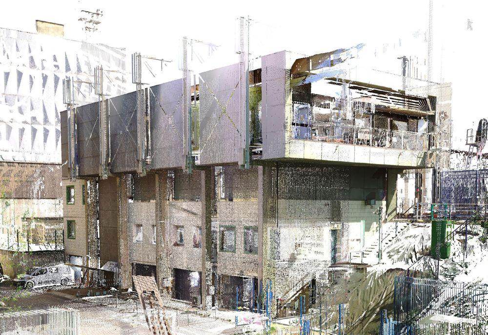 Bureaux SNCF, nuage de points