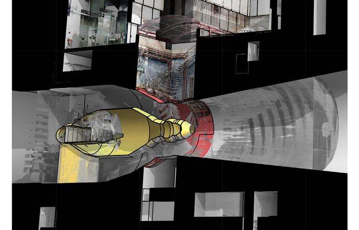 Centrale hydroélectrique de Sablons, coordination BIM d'une turbine