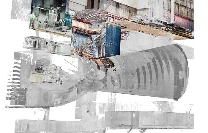 Centrale hydroélectrique de Sablons, nuage de points d'une turbine