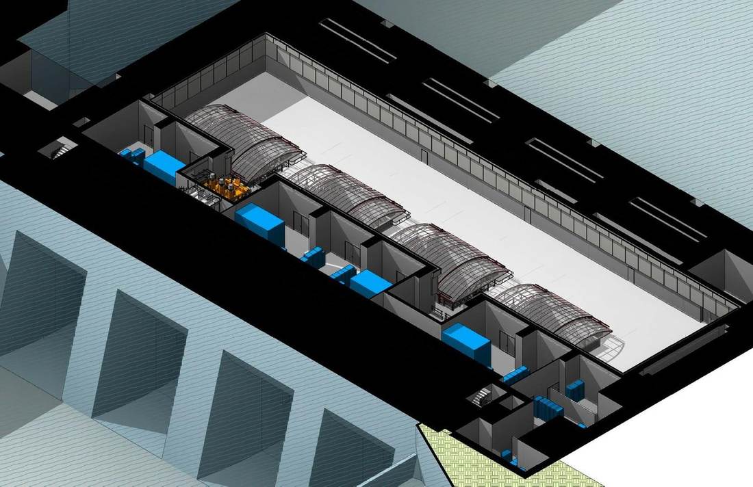 Centrale hydroélectrique de Sablons, plan