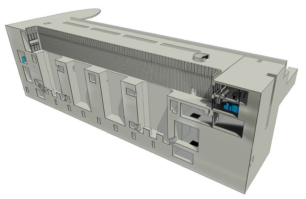 Centrale hydroélectrique de Vaugris, modèle 3D