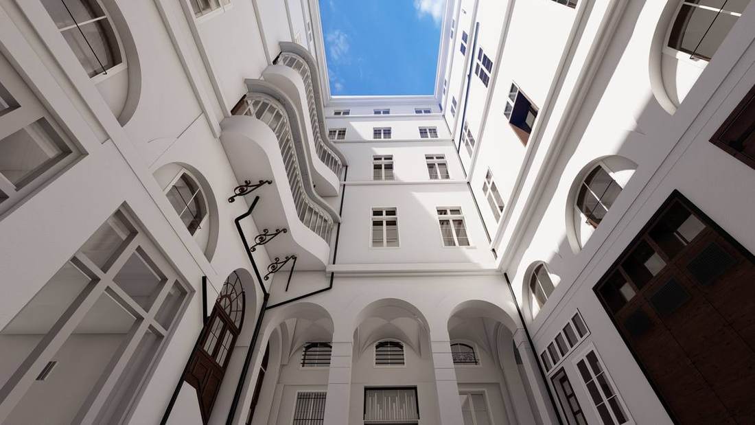 Hôtel La Cour des Loges, Lyon, cour intérieure