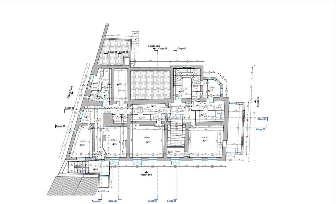 Institut médico-éducatif, plan