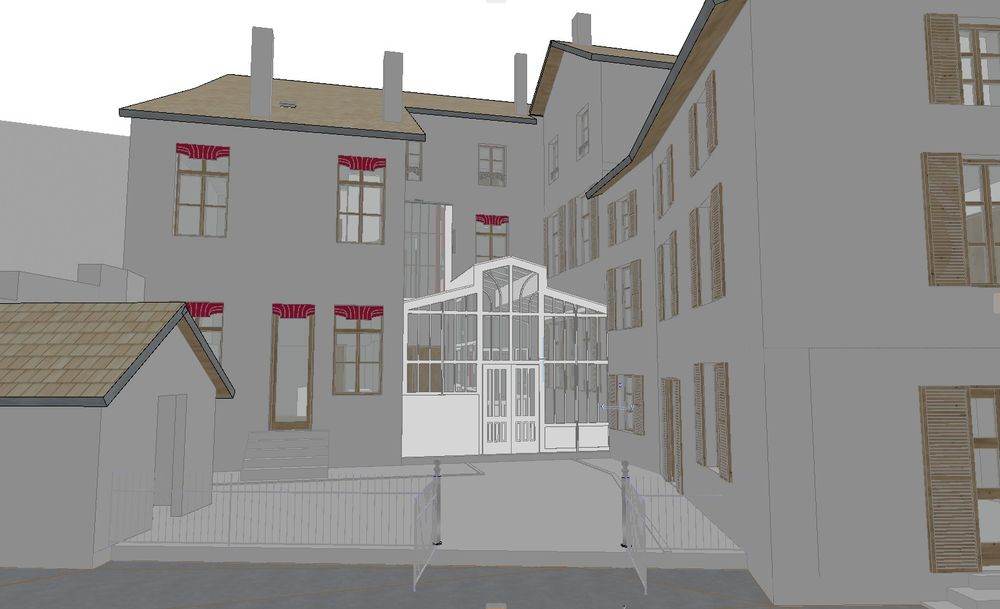 Maison de ville, Tramayes, vue 3